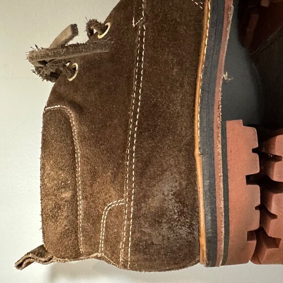 John Varvatos U.S.A. Mens Brown Suede Leather Lug Sole Eriksen Chukka Boots 9M - Picture 9 of 15